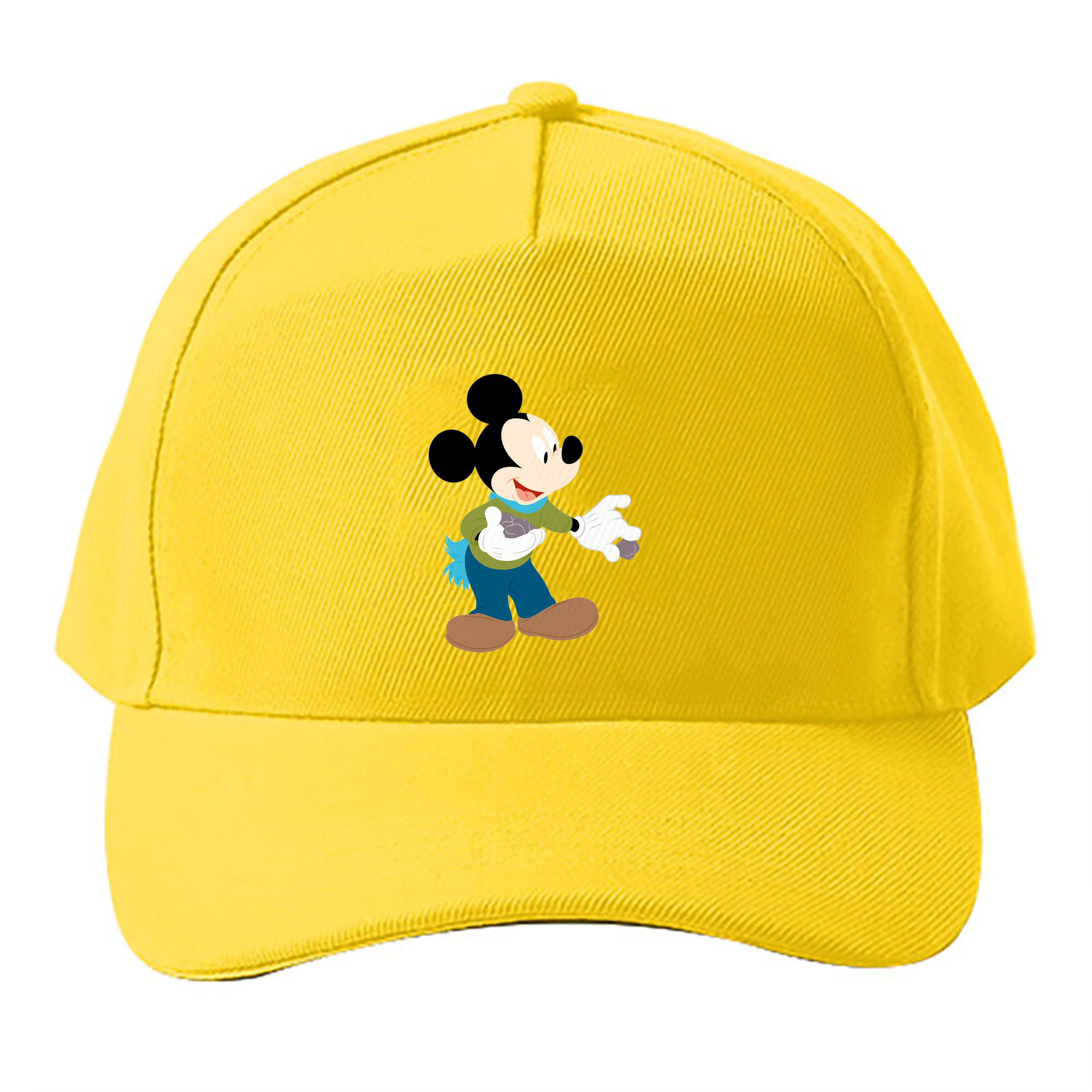 （画像用） ミッキーマウス Mickey Mouse ベースボールキャップ 綿100％ 男女兼用 帽子 スポーツ